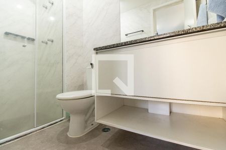 Banheiro da Suíte de apartamento para alugar com 1 quarto, 34m² em Ipiranga, São Paulo