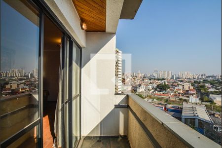 Varanda da Sala de apartamento à venda com 3 quartos, 126m² em Vila Floresta, Santo André