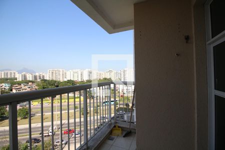Sala - Varanda de apartamento para alugar com 2 quartos, 45m² em Recreio dos Bandeirantes, Rio de Janeiro