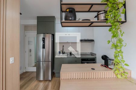Sala/Cozinha de apartamento à venda com 1 quarto, 26m² em Bela Vista, São Paulo