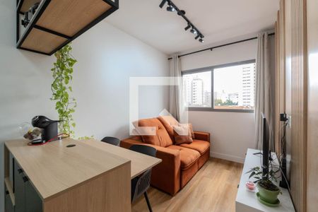 Sala/Cozinha de apartamento à venda com 1 quarto, 26m² em Bela Vista, São Paulo