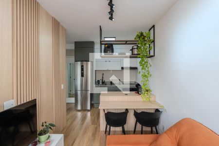 Sala/Cozinha de apartamento à venda com 1 quarto, 26m² em Bela Vista, São Paulo