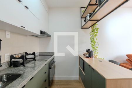 Sala/Cozinha de apartamento à venda com 1 quarto, 26m² em Bela Vista, São Paulo