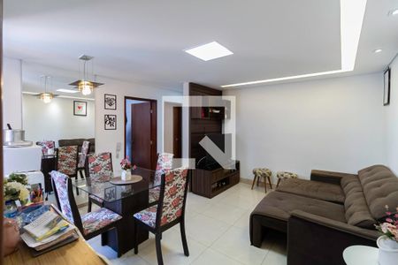 Sala de apartamento à venda com 2 quartos, 75m² em Castelo, Belo Horizonte