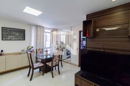 Sala de apartamento à venda com 2 quartos, 75m² em Castelo, Belo Horizonte