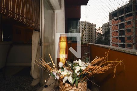 Varanda da Sala de apartamento à venda com 3 quartos, 160m² em Vila Andrade, São Paulo