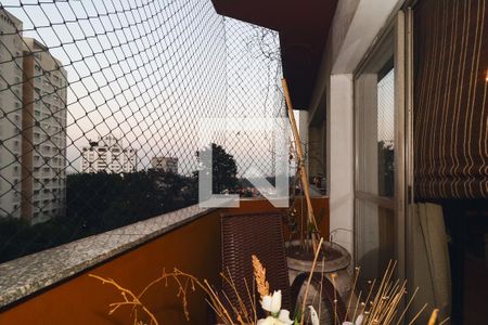 Varanda da Sala de apartamento à venda com 3 quartos, 160m² em Vila Andrade, São Paulo