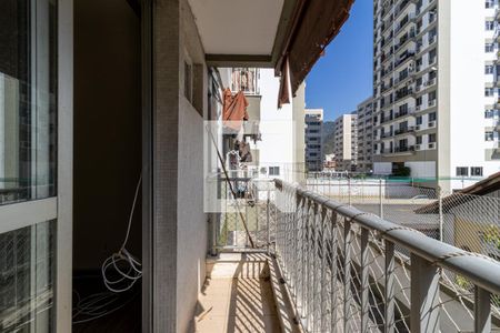 Sala Varanda de apartamento à venda com 2 quartos, 71m² em Estácio, Rio de Janeiro