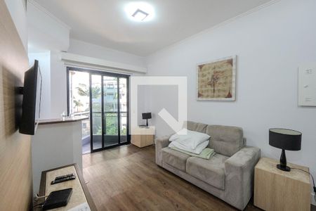 Sala/Cozinha de apartamento para alugar com 1 quarto, 48m² em Consolação, São Paulo