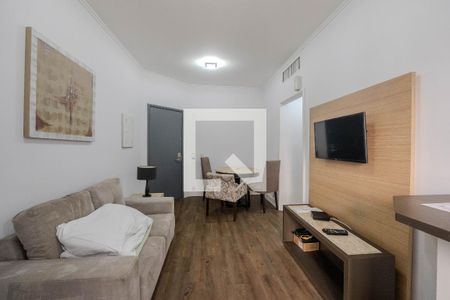 Sala/Cozinha de apartamento para alugar com 1 quarto, 48m² em Consolação, São Paulo