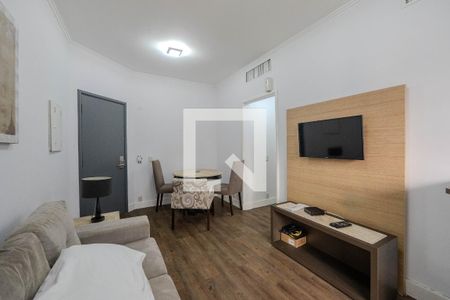 Sala/Cozinha de apartamento para alugar com 1 quarto, 48m² em Consolação, São Paulo
