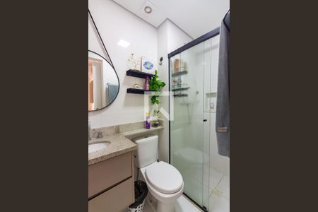 Banheiro da Suíte 1 de apartamento para alugar com 1 quarto, 54m² em Centro, Osasco