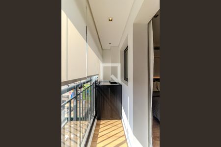 Studio para alugar com 26m², 1 quarto e sem vagaVaranda
