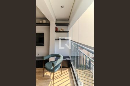 Studio para alugar com 26m², 1 quarto e sem vagaVaranda