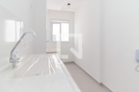 Cozinha e Área de Serviço de apartamento para alugar com 1 quarto, 27m² em Conjunto Residencial José Bonifácio, São Paulo