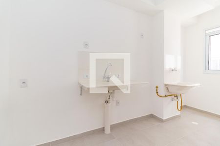 Cozinha e Área de Serviço de apartamento para alugar com 1 quarto, 27m² em Conjunto Residencial José Bonifácio, São Paulo