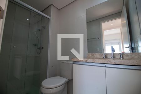 Banheiro de apartamento para alugar com 1 quarto, 42m² em Campo Belo, São Paulo