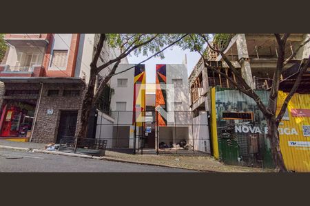 Studio para alugar com 15m², 1 quarto e sem vaga Studio para alugar com 15m², 1 quarto e sem vagaFachada