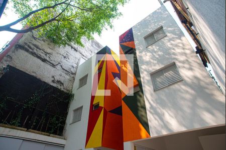 Studio para alugar com 15m², 1 quarto e sem vaga Studio para alugar com 15m², 1 quarto e sem vagaFachada