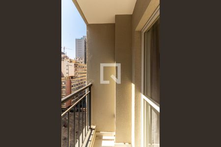 Varanda de apartamento para alugar com 1 quarto, 25m² em República, São Paulo