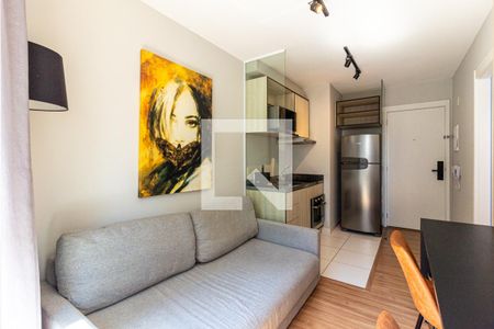 Sala de apartamento para alugar com 1 quarto, 25m² em República, São Paulo
