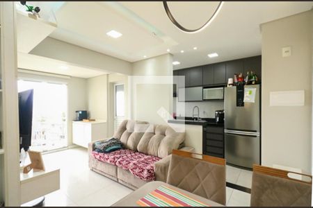 Sala de apartamento para alugar com 2 quartos, 52m² em Santa Maria, São Caetano do Sul