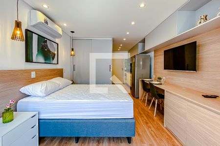 Studio para alugar com 35m², 1 quarto e sem vagaSala/Quarto