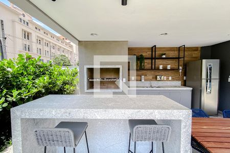 Studio para alugar com 35m², 1 quarto e sem vagaÁrea comum - Churrasqueira