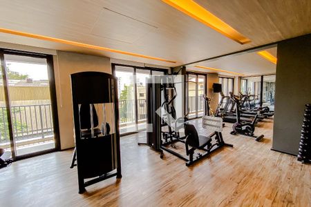 Studio para alugar com 35m², 1 quarto e sem vagaÁrea comum - Academia