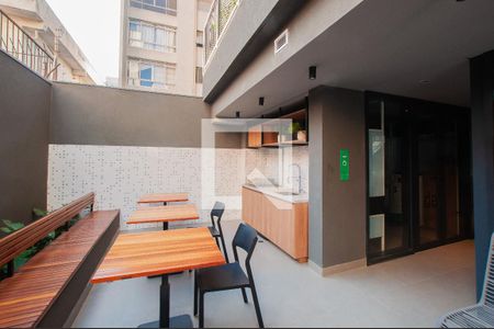 Studio à venda com 34m², 1 quarto e sem vagaÁrea comum - Churrasqueira