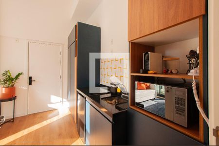 Studio à venda com 34m², 1 quarto e sem vagaCozinha