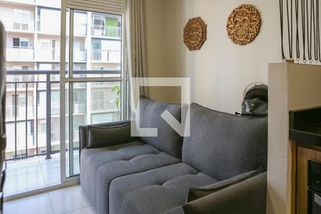 Sala de apartamento à venda com 1 quarto, 28m² em Vila Romana, São Paulo