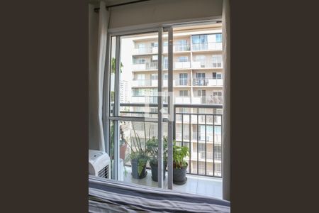Vista da Suíte de apartamento à venda com 1 quarto, 28m² em Vila Romana, São Paulo