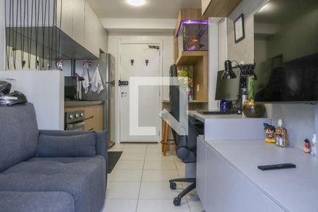 Sala de apartamento à venda com 1 quarto, 28m² em Vila Romana, São Paulo