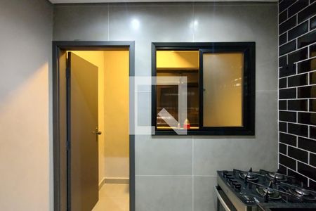 Cozinha de apartamento para alugar com 1 quarto, 56m² em Vila Tupi, Praia Grande