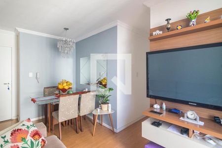 Sala de apartamento para alugar com 2 quartos, 48m² em Jardim Monte Libano, Santo André