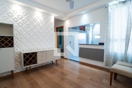 Sala de apartamento para alugar com 2 quartos, 47m² em Jardim America, Sorocaba