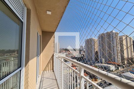 Varanda da Sala de apartamento para alugar com 1 quarto, 31m² em Vila Ema, São Paulo