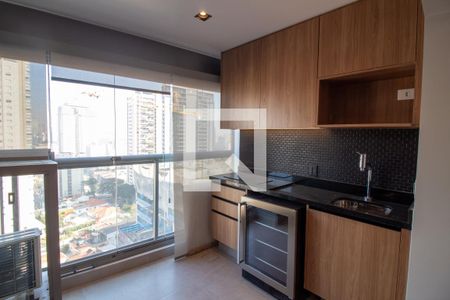 Cozinha de kitnet/studio para alugar com 1 quarto, 30m² em Jardim das Acacias, São Paulo