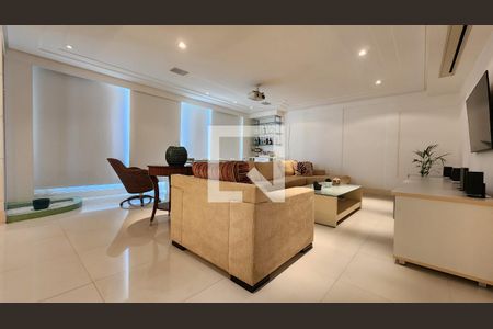 Sala de apartamento para alugar com 3 quartos, 160m² em Boqueirão, Santos