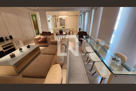 Sala de apartamento para alugar com 3 quartos, 160m² em Boqueirão, Santos