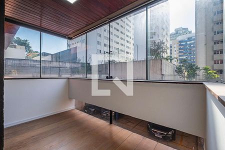 Sala - Varanda de apartamento para alugar com 3 quartos, 83m² em Cerqueira César, São Paulo