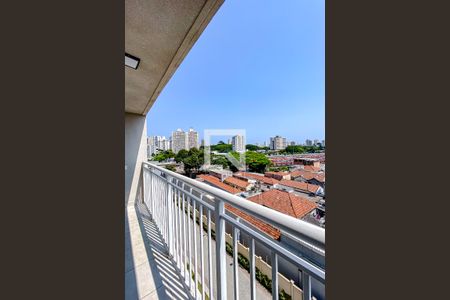 Varanda da Sala de apartamento à venda com 1 quarto, 27m² em Belenzinho, São Paulo