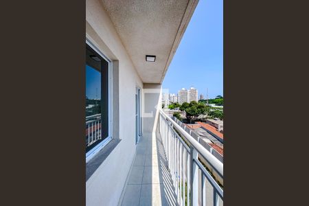 Varanda da Sala de apartamento à venda com 1 quarto, 27m² em Belenzinho, São Paulo