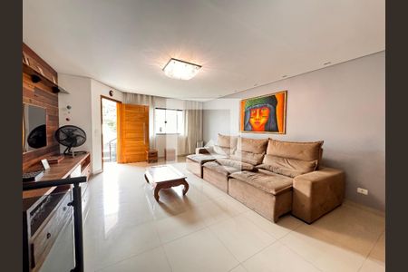 Sala de casa para alugar com 3 quartos, 212m² em Parque das Nações, Santo André