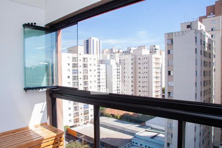 Studio para alugar com 25m², 1 quarto e sem vaga Studio para alugar com 25m², 1 quarto e sem vagaVaranda