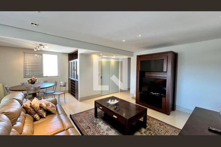 sala  de apartamento à venda com 3 quartos, 120m² em Buritis, Belo Horizonte