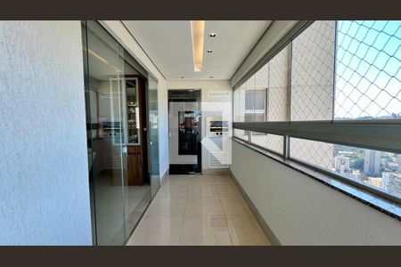 Varanda gourmet de apartamento à venda com 3 quartos, 120m² em Buritis, Belo Horizonte