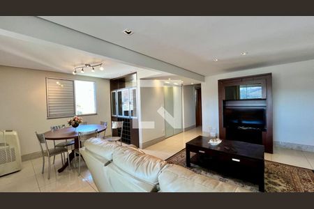 sala  de apartamento à venda com 3 quartos, 120m² em Buritis, Belo Horizonte