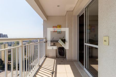 Varanda Sala de apartamento à venda com 1 quarto, 47m² em Brás, São Paulo